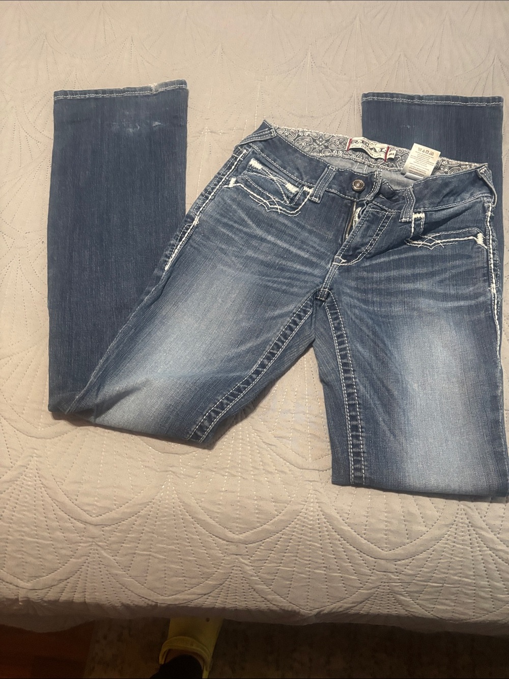 Ariat Women's Light Blue Faded Skinny Jeans